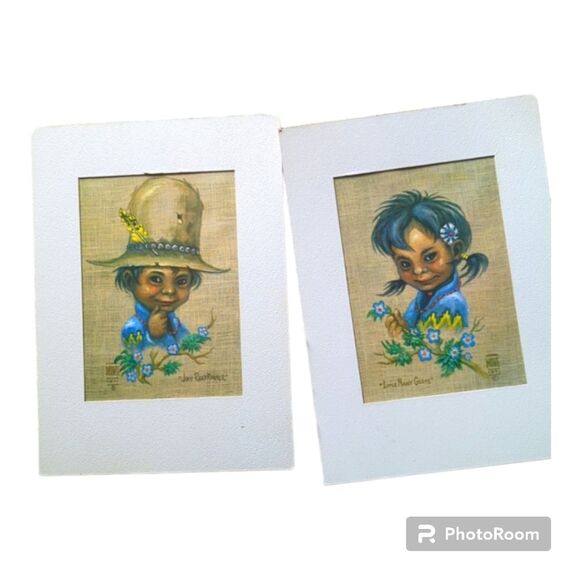 Vintage Monte Van Horne Lithograph Native American Joey Roadrunner Little Blue - Picture 1 of 7